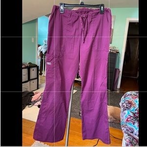 Woman’s maroon scrub pants size medium Cherokee